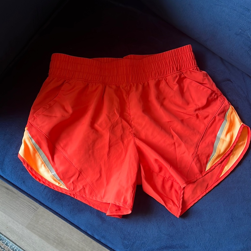 Orange sport short athletics small 4-6